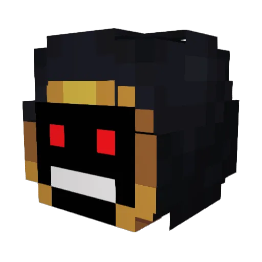 Reinz10 Minecraft avatar head, 3D render