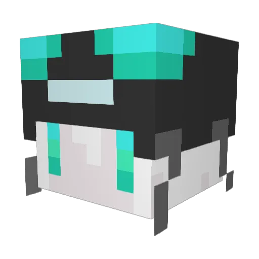Reiru198 Minecraft avatar head, 3D render