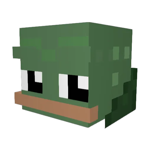 Reisesser3241 Minecraft avatar head, 3D render
