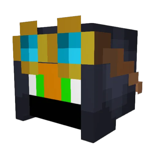 Reithal_ Minecraft avatar head, 3D render