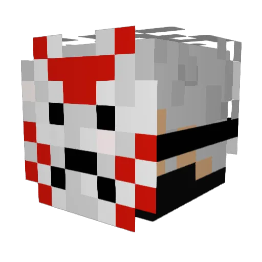 Reiz59 Minecraft avatar head, 3D render