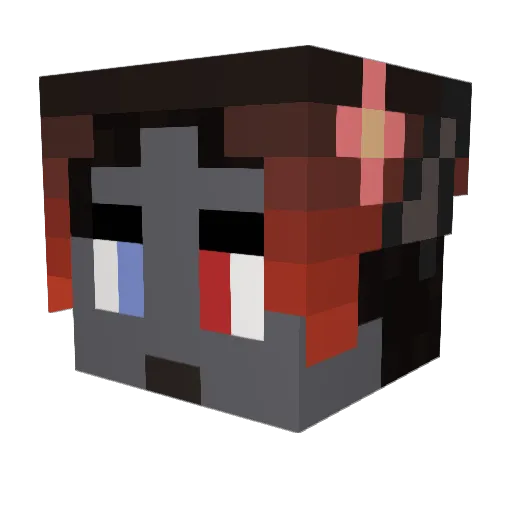 RejahTavi Minecraft avatar head, 3D render