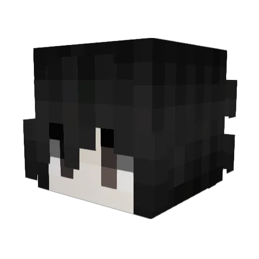 Rejomy Minecraft avatar head, 3D render