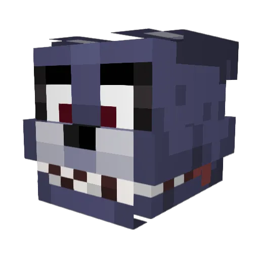 RejuX2 Minecraft avatar head, 3D render