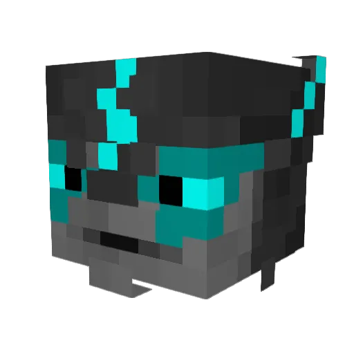 Rekaron Minecraft avatar head, 3D render