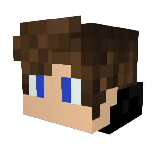 RekestMe_ Minecraft avatar head, 3D render