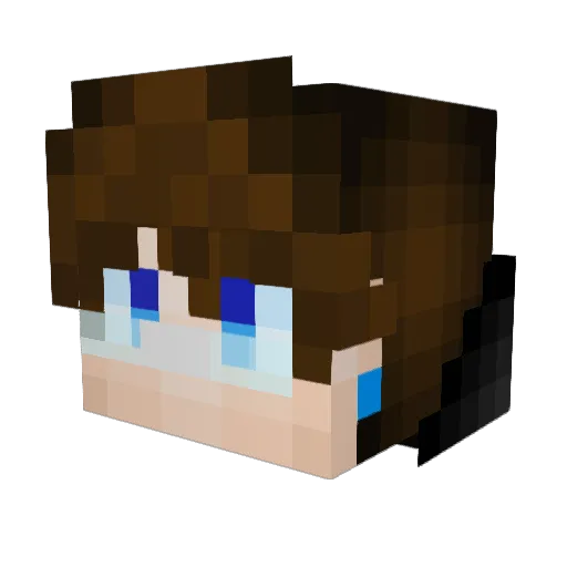 Rekise77 Minecraft avatar head, 3D render