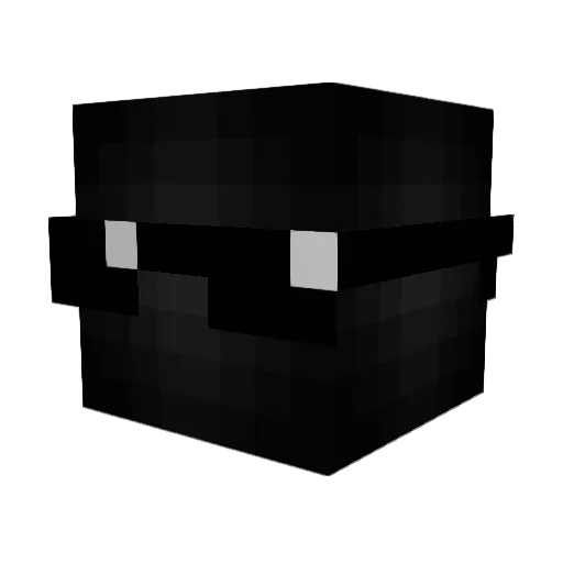 Rekoz Minecraft avatar head, 3D render