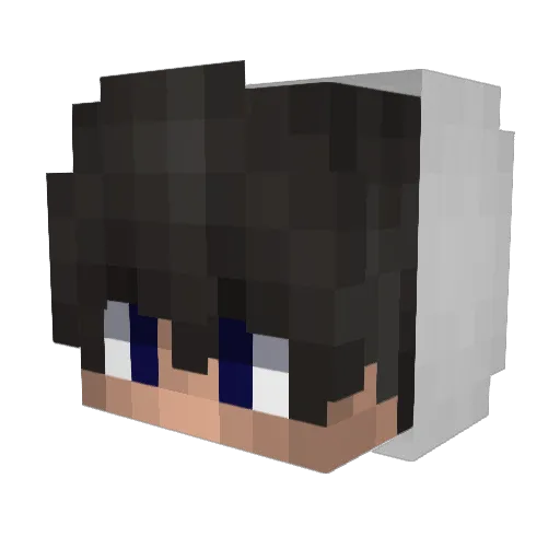 Rekq_TAP Minecraft avatar head, 3D render