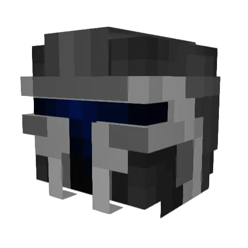 RektHunter Minecraft avatar head, 3D render