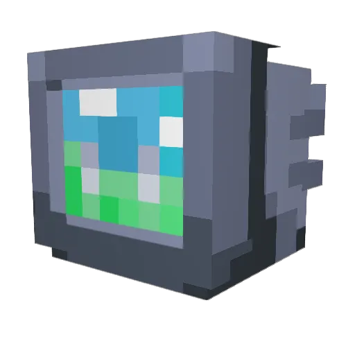 RektNeverLeft Minecraft avatar head, 3D render