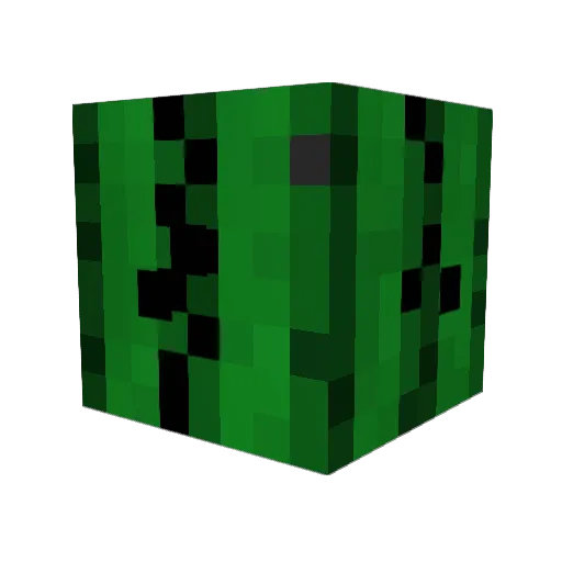RelapseBot9 Minecraft avatar head, 3D render