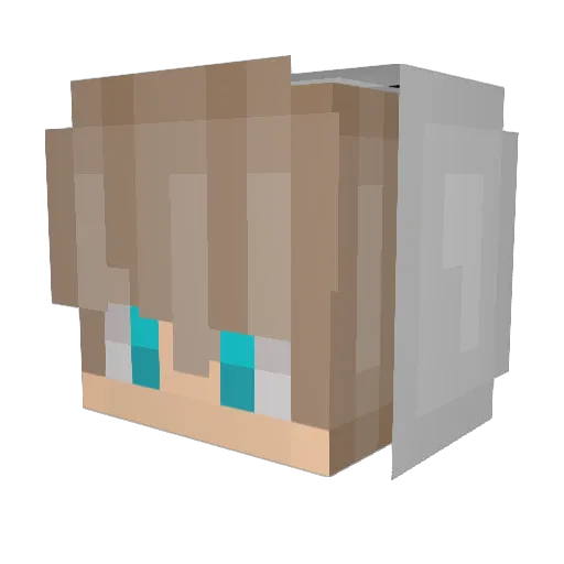 Relax_HaZe Minecraft avatar head, 3D render