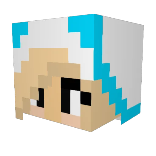 Relax_Its_Me Minecraft avatar head, 3D render