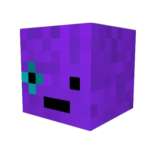 RelaxoLX Minecraft avatar head, 3D render