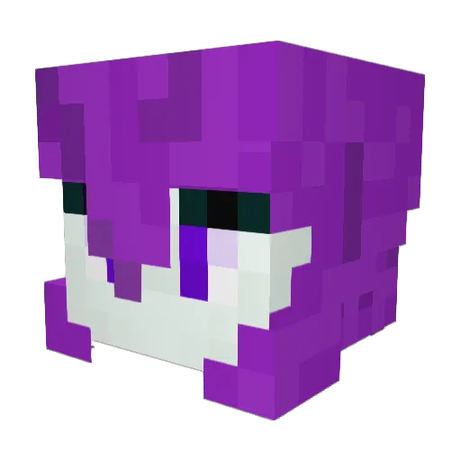 Relcity Minecraft avatar head, 3D render