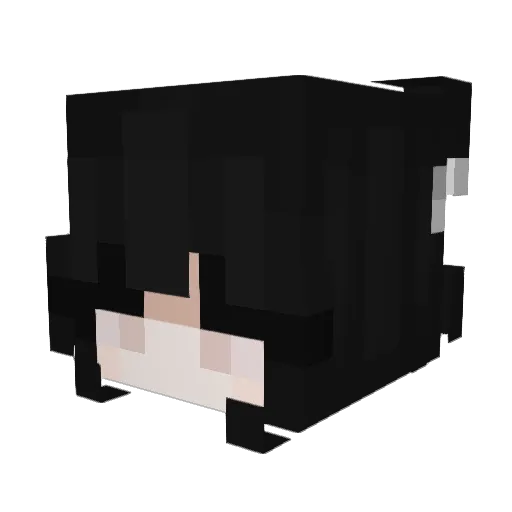 Releas Minecraft avatar head, 3D render