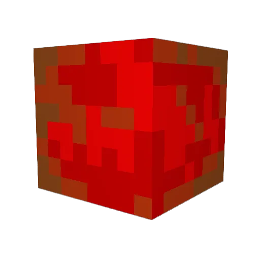 Relecta Minecraft avatar head, 3D render