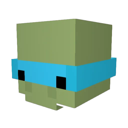 Relex_PvP Minecraft avatar head, 3D render