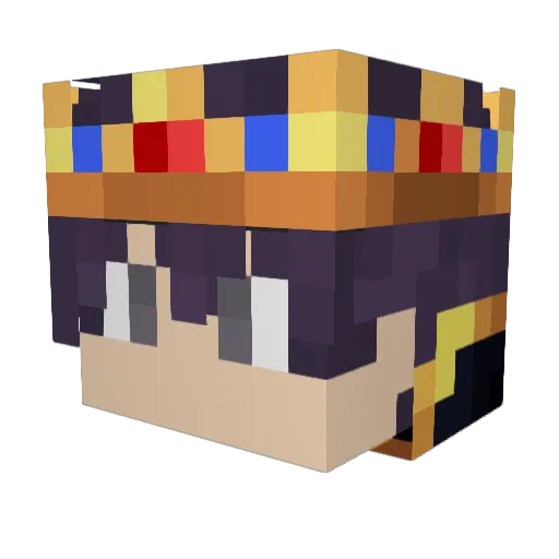 Reliant69 Minecraft avatar head, 3D render