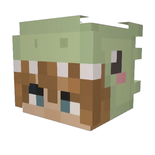 ReliantYeti85 Minecraft avatar head, 3D render