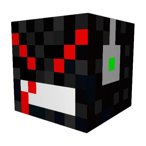 RelicOJustice Minecraft avatar head, 3D render