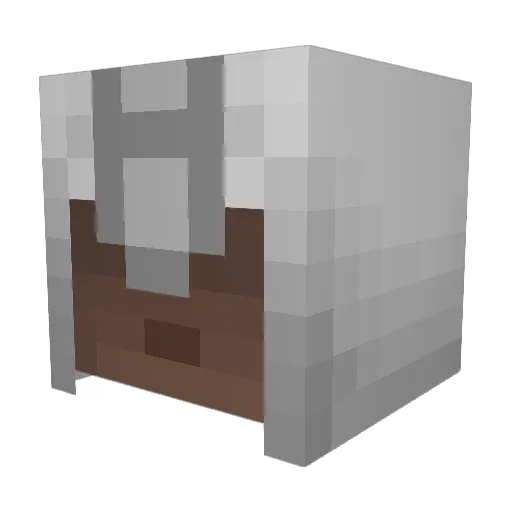 Relickz Minecraft avatar head, 3D render