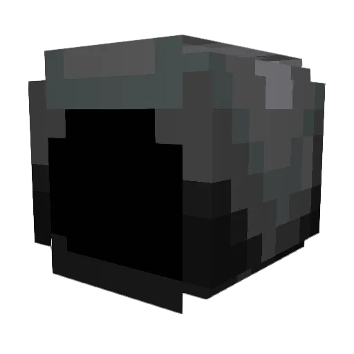 Reliquary0 Minecraft avatar head, 3D render