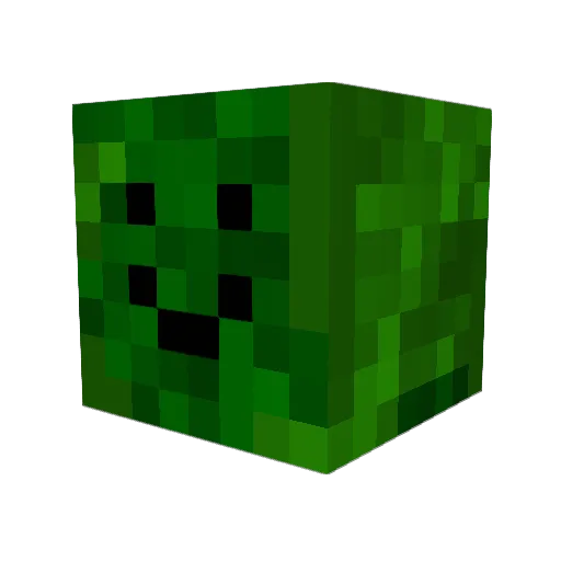 RelishPlays Minecraft avatar head, 3D render