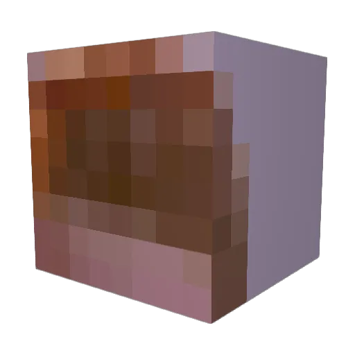 Rells12 Minecraft avatar head, 3D render