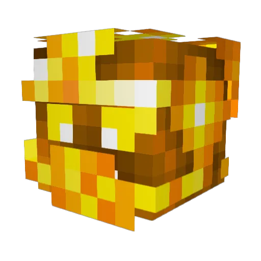 Relod3r Minecraft avatar head, 3D render