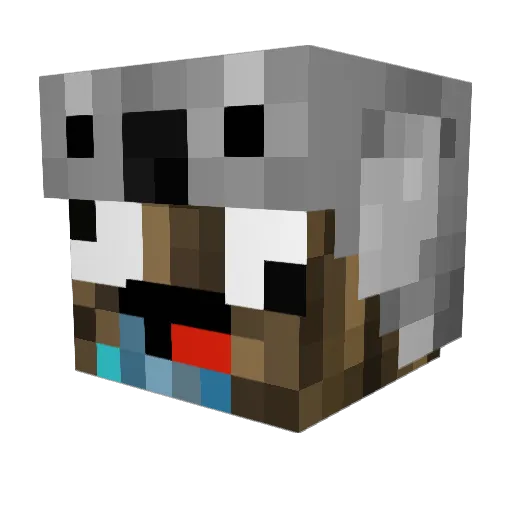 RelogMaster69 Minecraft avatar head, 3D render