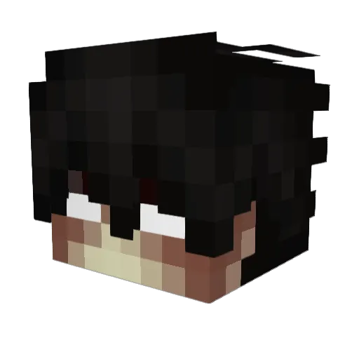 Relogea Minecraft avatar head, 3D render