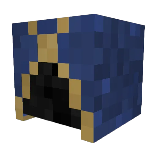 Relric Minecraft avatar head, 3D render