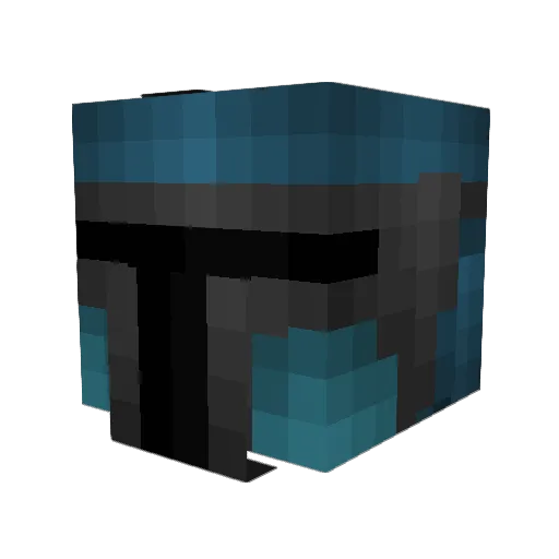 Relseig Minecraft avatar head, 3D render