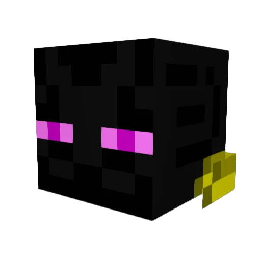 Reltt Minecraft avatar head, 3D render