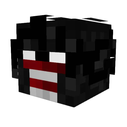 Relyet Minecraft avatar head, 3D render