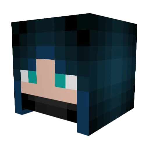 RemOurFallen Minecraft avatar head, 3D render
