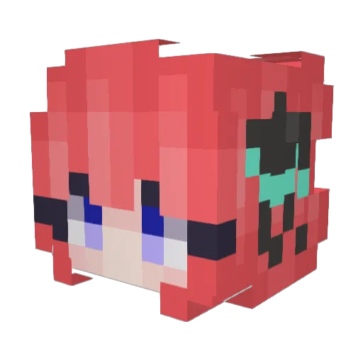 RemRem3399 Minecraft avatar head, 3D render