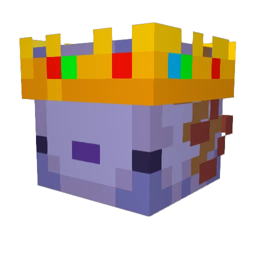 RemainingBeige Minecraft avatar head, 3D render