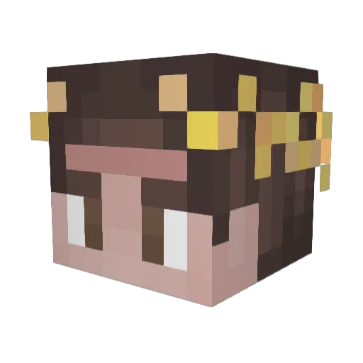 RemanEmpire Minecraft avatar head, 3D render