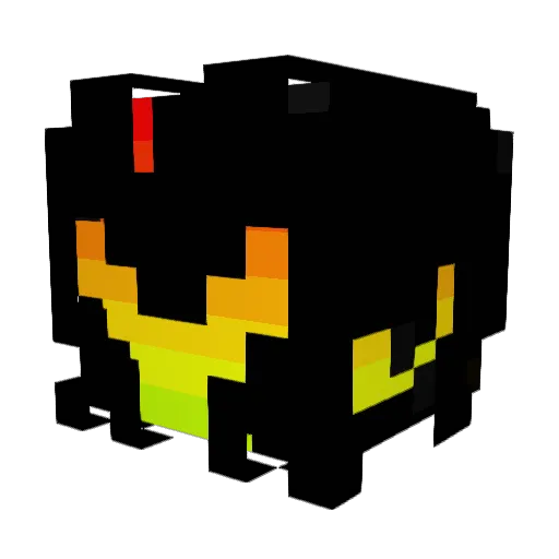 Rembon Minecraft avatar head, 3D render