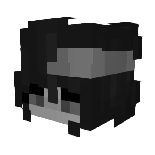 RemedySC Minecraft avatar head, 3D render