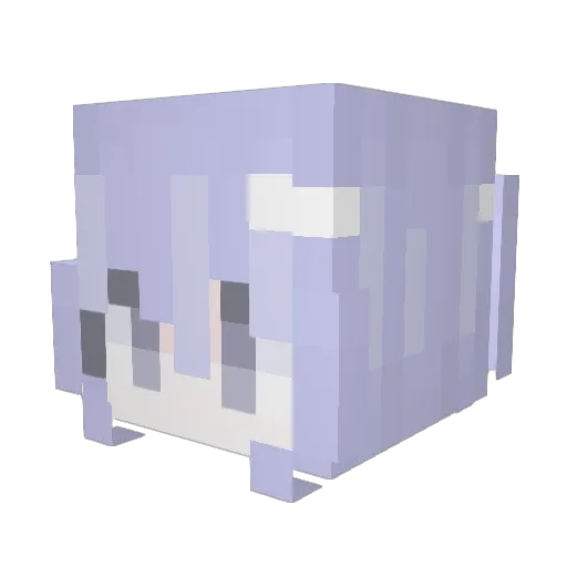RememberYourself Minecraft avatar head, 3D render