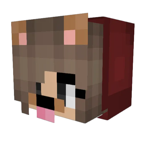 RemenberMe Minecraft avatar head, 3D render
