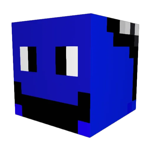 Remfiremmer Minecraft avatar head, 3D render