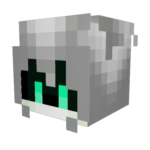 RemiNao Minecraft avatar head, 3D render