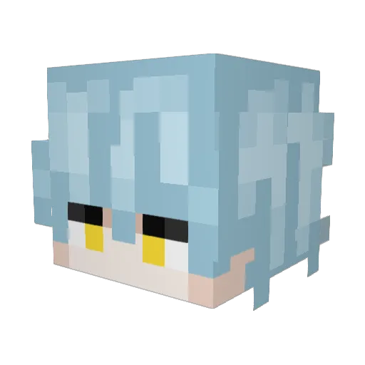RemiNoir Minecraft avatar head, 3D render