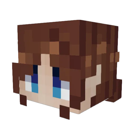 RemiOfTheWoods Minecraft avatar head, 3D render