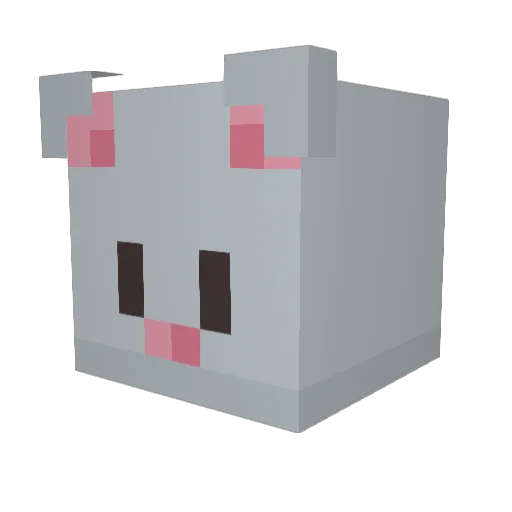 RemiTheRatto Minecraft avatar head, 3D render